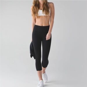Lululemon Black Align Tights Leggings High Rise Crop